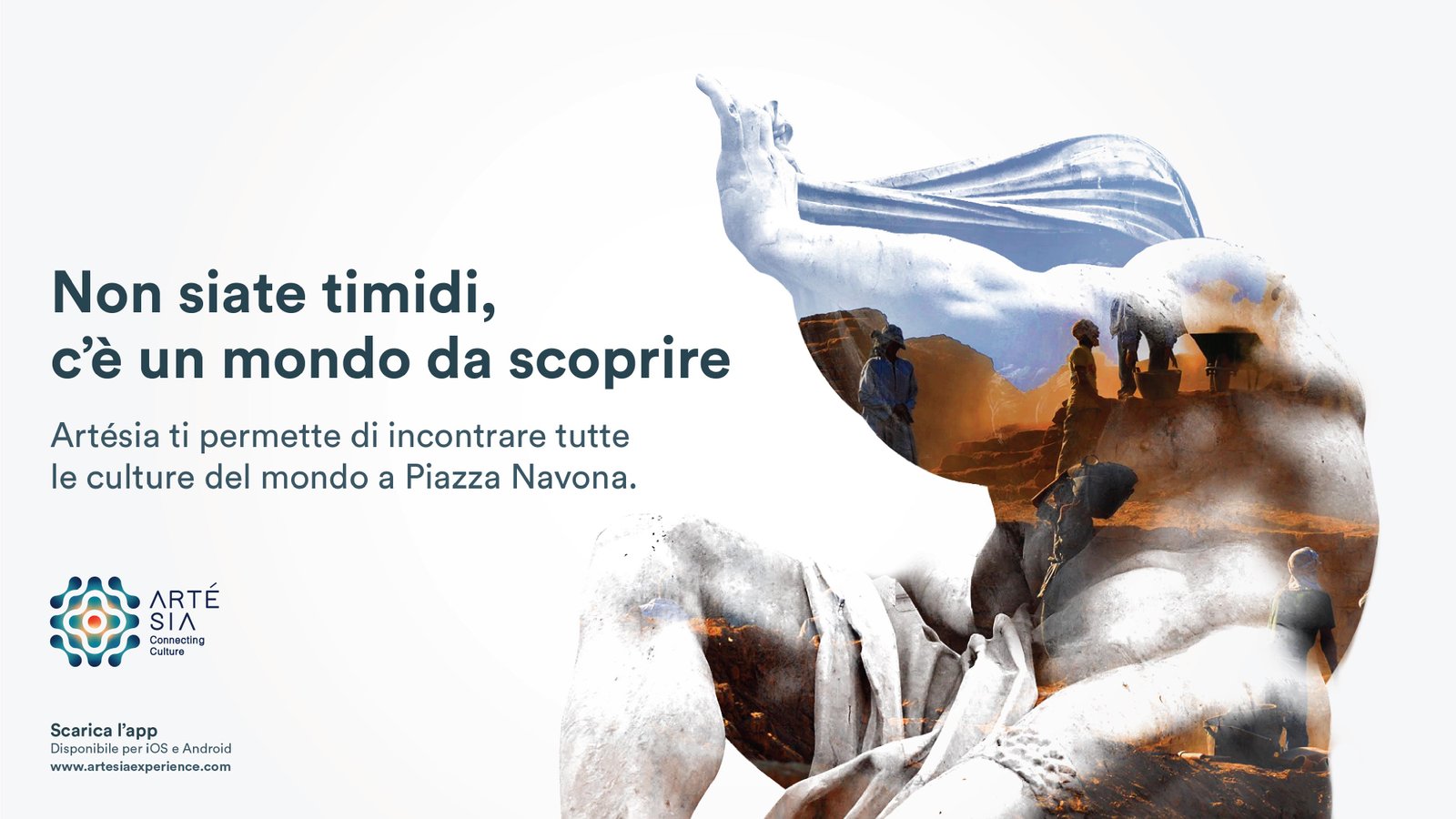 vista dall'alto sull'area sacra con dettaglio sul bacile e proiezione del responso fase 1